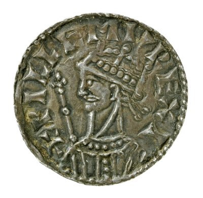 Un penique, del reinado de Guillermo I de English School