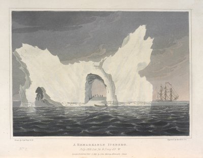 Un iceberg notable. Julio de 1818. Lat.74 & Long.64.W, de 