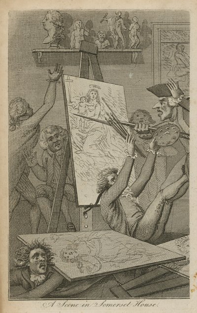 Una escena en Somerset House de English School