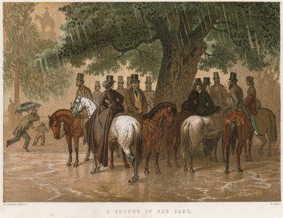Una lluvia en el parque de English School