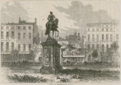 Un boceto en Leicester Square, Londres de English School