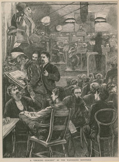Un concierto de fumadores por los trovadores errantes de English School