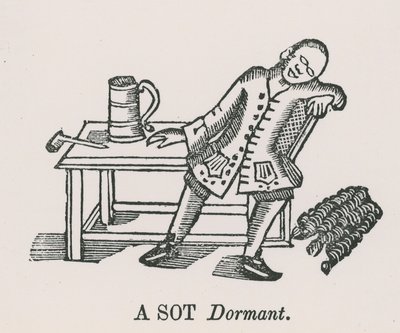 Un borracho dormido de English School