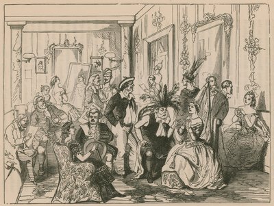 Un camerino teatral de English School