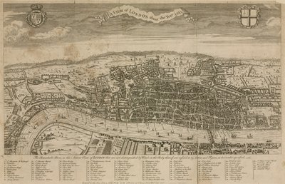 Vista de Londres alrededor del año 1560 de English School