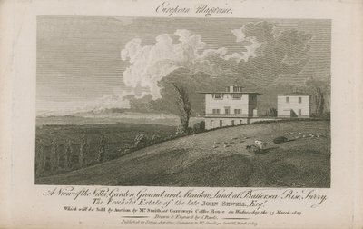 Vista de la finca de John Sewell de English School