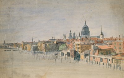 Vista del Río Támesis, Londres de English School