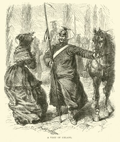 Una visita de Ulanos, marzo 1871 de English School