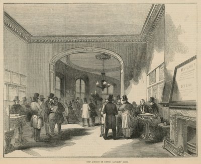 Una visita a Lloyds - el seguro de barcos: Subasta de barcos en la sala de capitanes de Lloyds de English School