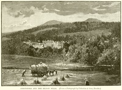 Abbotsford y las colinas de Eildon de English School