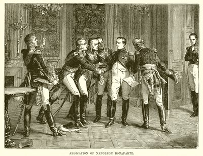Abdicación de Napoleón Bonaparte de English School