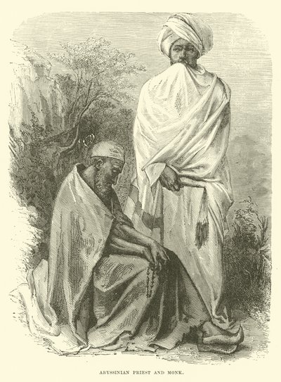 Sacerdote y monje abisinios de English School