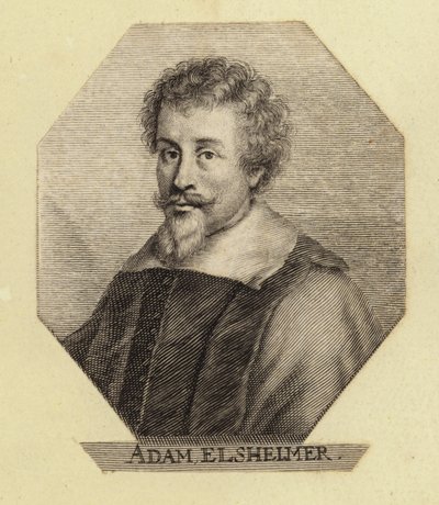 Adam Elsheimer, artista alemán. Grabado por Johann Georg Waldreich de English School