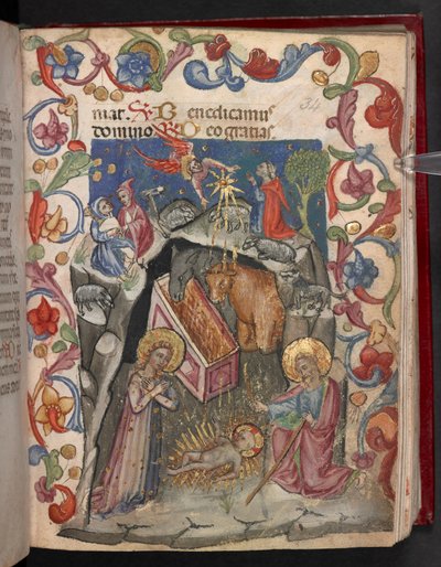 Agregar. 17466, f.34r La Natividad de English School