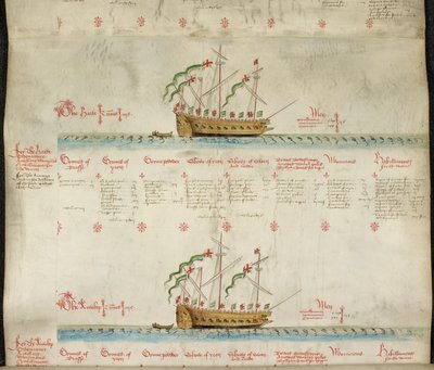 Añadir MS 22047 f.2r, El corazón de la galera y el antílope de la galera, de 