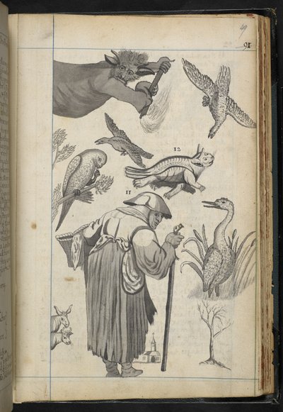 Agregar MS 32496 f.49r Ilustración de 