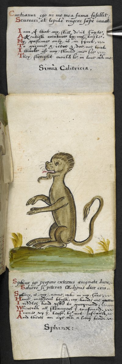 Añadir MS 57312 f.14 Game-book (tinta y color sobre vitela) de English School