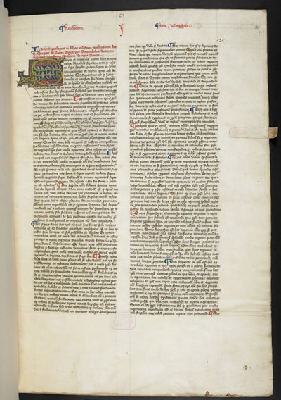 Añadir Ms Harley 612 f. 2, c.1425-75 (códice en pergamino) de English School
