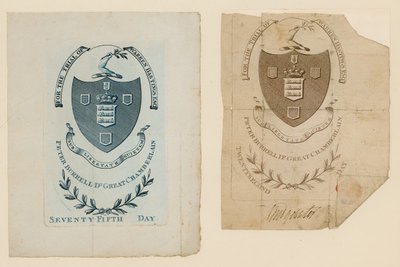 Boletos de admisión para el juicio de Warren Hastings de English School