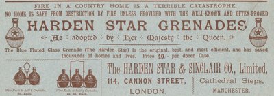 Anuncio de las granadas Harden Star de English School