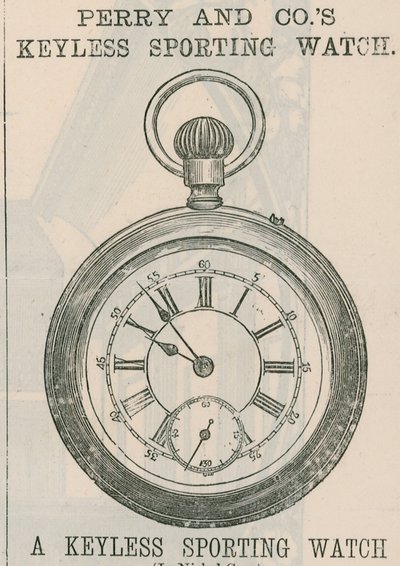 Anuncio del Reloj Deportivo sin Llave de Perry & Co de English School