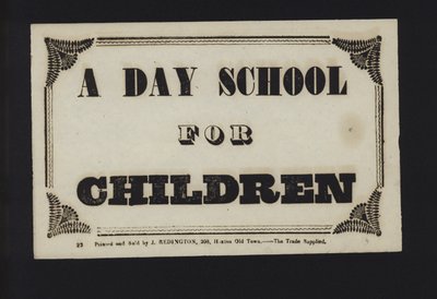 Anuncio: Escuela diurna para niños de English School