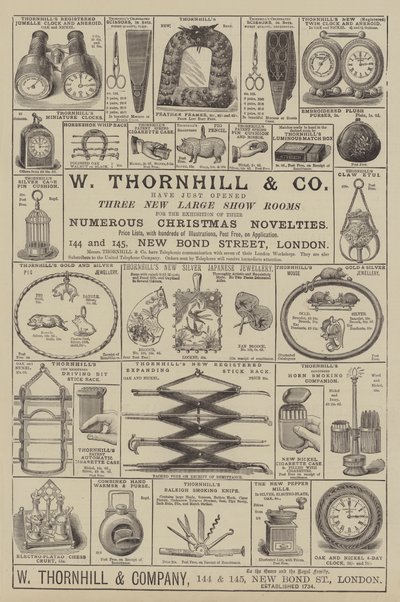 Anuncio, W Thornhill and Company (grabado) de English School