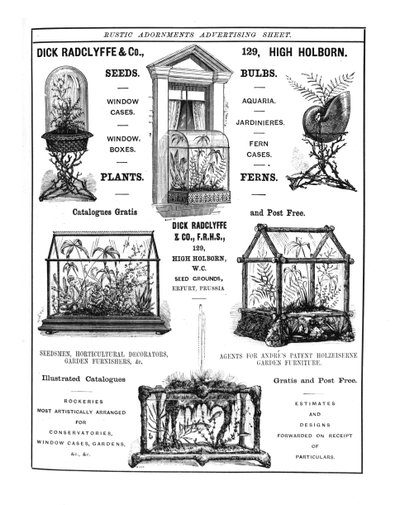 Anuncio de Dick Radclyffe & Co. Rustic Adornments de English School