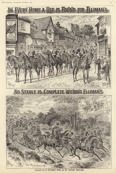 Anuncio de Ellimans Embrocation de English School