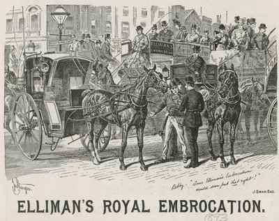 Anuncio de la Embrocación Real de Elliman de English School