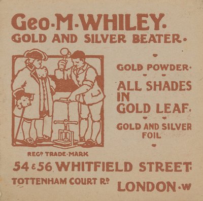Anuncio de George M Whiley de English School