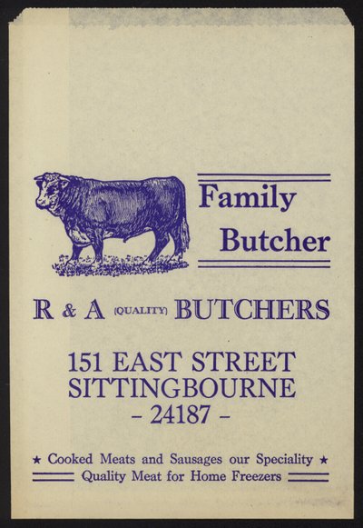 Anuncio de R & A Butchers de English School