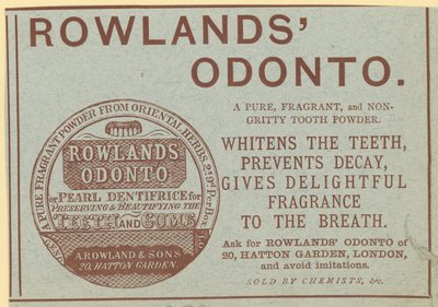 Anuncio de Rowlands Odonto de English School