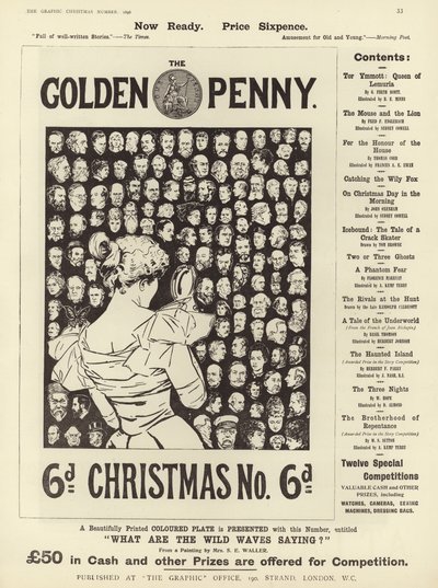 Anuncio del Número de Navidad de The Golden Penny de English School