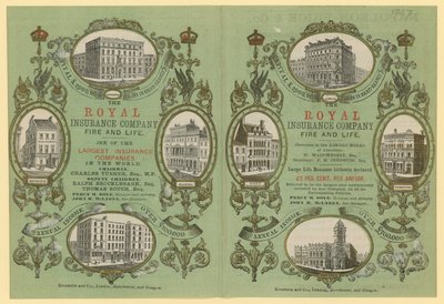 Anuncio de la Royal Insurance Company de English School
