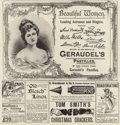 Publicidad de The Graphic Christmas Number 1896 de English School