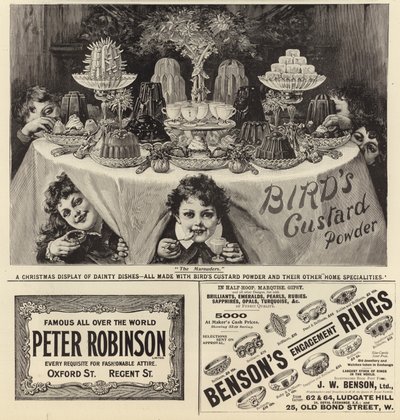 Publicidad de The Graphic Christmas Number 1897 de English School