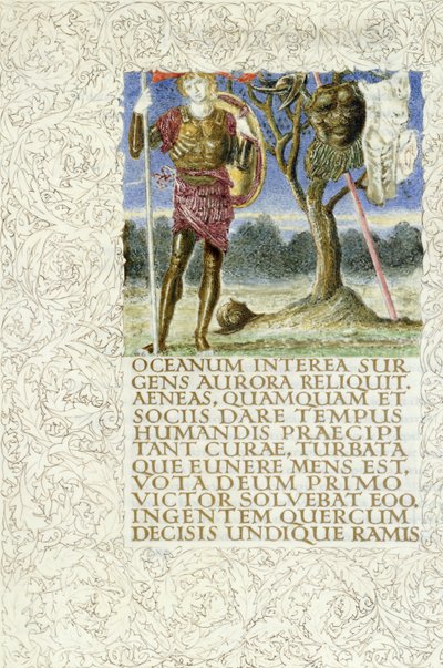 Eneas junto a los despojos del Rey Mezencio, 1874-c.1919 de English School