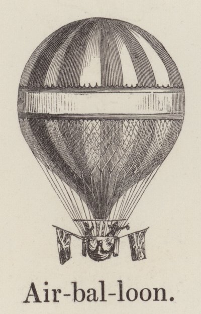 Globo de aire (grabado) de English School