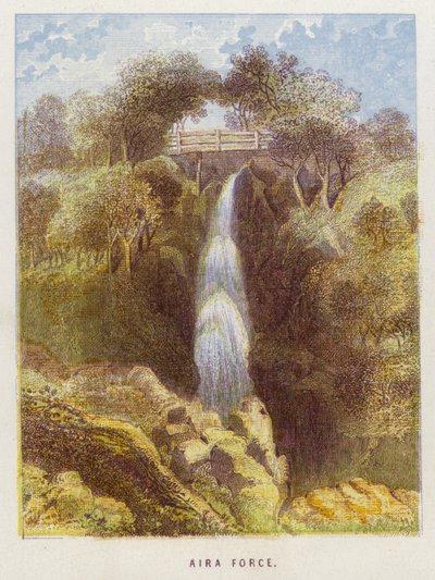 Aira Force (litografia en color) de English School