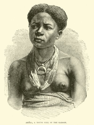 Akera, una joven del Gabón de English School