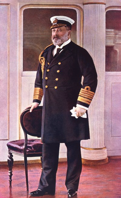 Albert Edward Príncipe de Gales, Almirante Honorario de la Flota, 1898 de English School