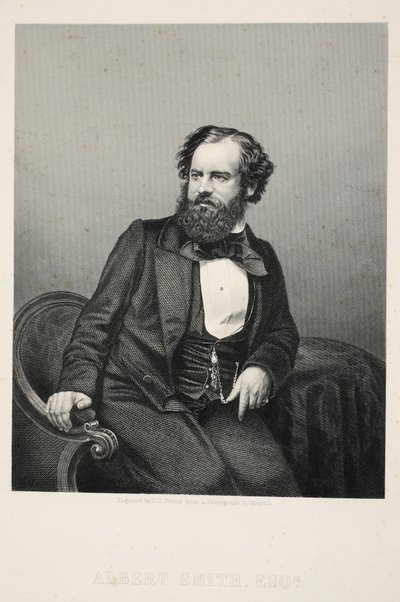 Albert Smith, Esq., pub. C. 1850 (grabado) de English School