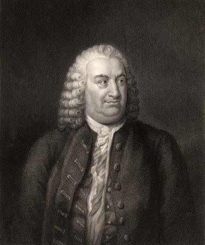 Albert de Haller, grabado por W. Holl, de 