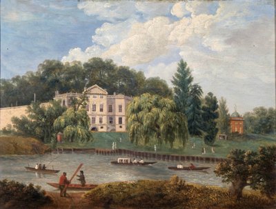 Casa de Alexander Pope y Casa de Earl Ferrers, Twickenham, Middlesex de English School