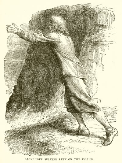 Alexander Selkirk dejado en la Isla de English School