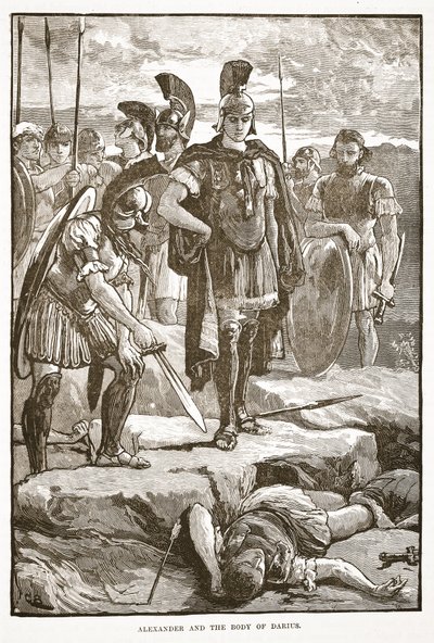 Alejandro y el cuerpo de Darío de English School