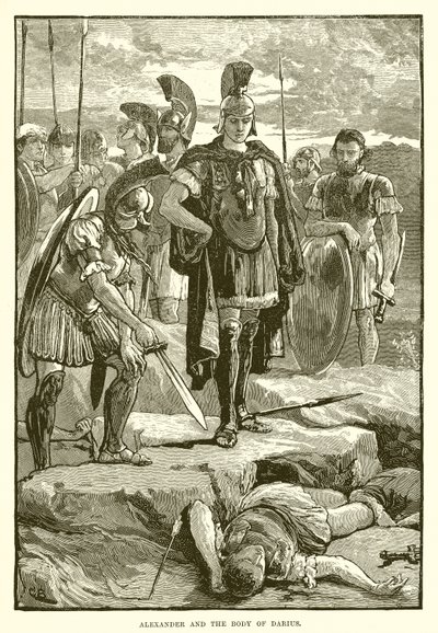 Alejandro y el cuerpo de Darío de English School