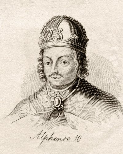 Alfonso X de Castilla, de 