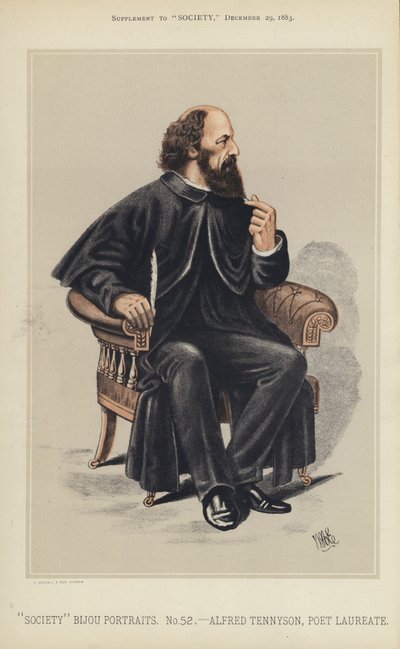 Alfred Tennyson, Poeta Laureado de English School